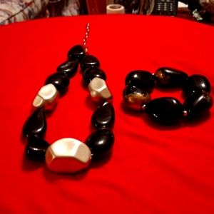 Necklace and bracelet